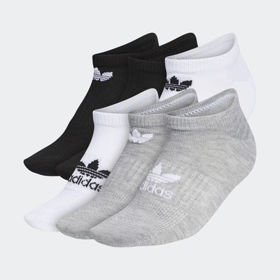 adidas Classic Superlite No-Show Socks 6 Pairs Grey M