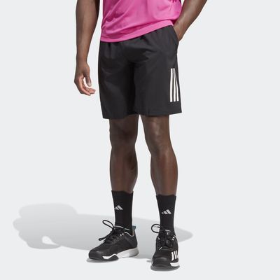 adidas Club 3-Stripes Tennis Shorts Black S 7" Mens