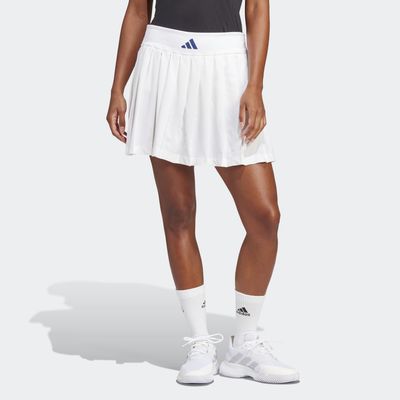 adidas Clubhouse Premium Classic Tennis Pleated Skirt White XS Womens