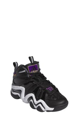 adidas Crazy 8 Lifestyle Basketball Shoe in Black/Regal Purple/White
