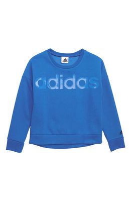 adidas Cropped Sweatshirt in Brt Blue