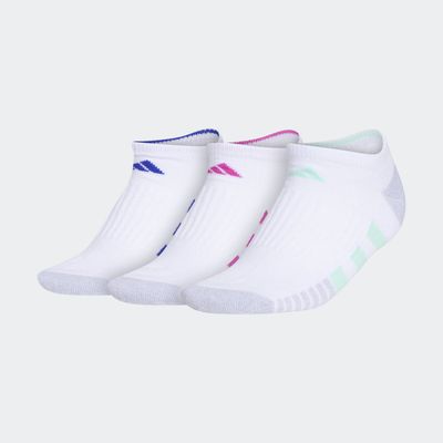 adidas Cushioned 3 No-Show Socks 3 Pairs White M