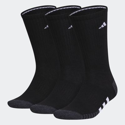 adidas Cushioned Crew Socks 3 Pairs Black L