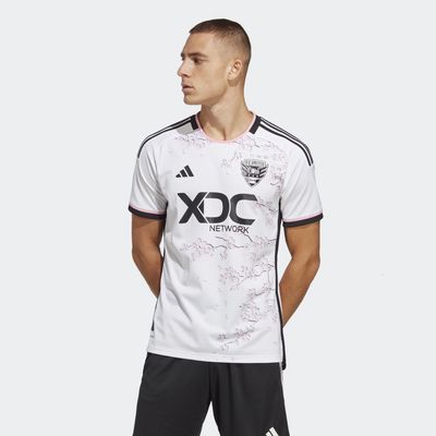 adidas D.C. United 23/24 Away Authentic Jersey White XL Mens