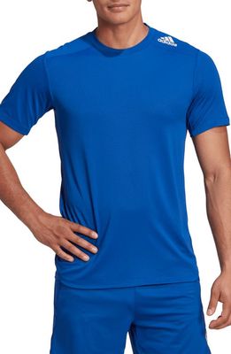 adidas Designed 4 Training HEAT.RDY HIIT T-Shirt in Team Royal Blue
