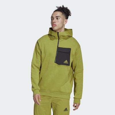 adidas Designed for Gameday Hoodie Pulse Olive L Mens