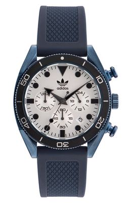 adidas Edition Two Chronograph Silicone Strap Watch