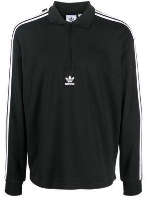 adidas embroidered-logo detail jumper - Black