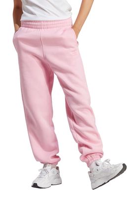 adidas Essentials Fleece Joggers in True Pink