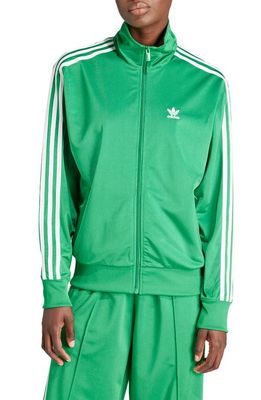 adidas Firebird Recycled Polyester Track Jacket in Green