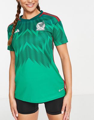 adidas Football Mexico World Cup '22 home shirt in green