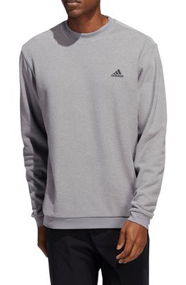 adidas Golf Crewneck Golf Sweatshirt in Grey Three