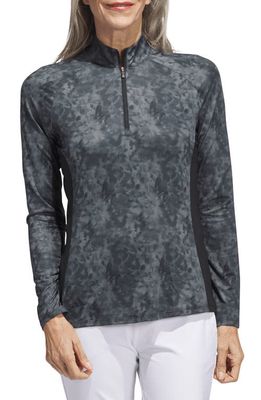 adidas Golf Essentials Long Sleeve Golf Shirt in Grey Black