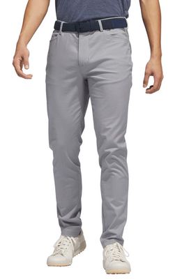 adidas Golf Go-To 5-Pocket Stretch Twill Golf Pants in Grey Three