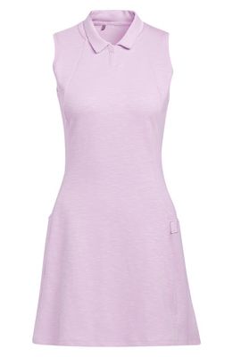 adidas Golf Princess Seam Sleeveless Polo Dress in Bliss Lilac