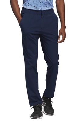 adidas Golf Ripstop Flat Front Golf Pants in Collegiate Navy