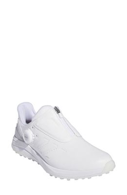 adidas Golf Solarmotion BOA 24 Golf Shoe in White/White/Silver