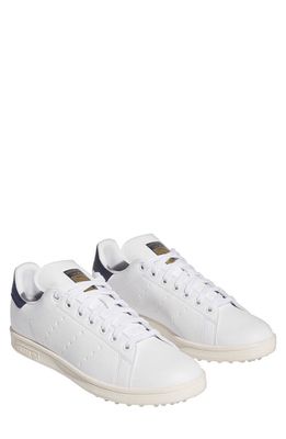 adidas Golf Stan Smith Spikeless Golf Shoe in White/Collegiate Navy/White