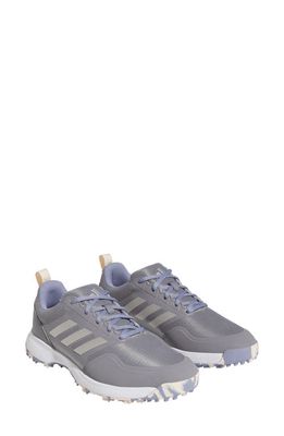 adidas Golf Tech Response 3.0 Water Resistant Golf Shoe in Grey Three/Silver Violet