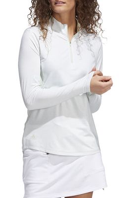 adidas Golf Ultimate 365 Long Sleeve Golf Shirt in White