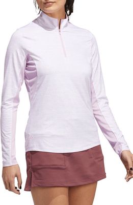 adidas Golf Ultimate 365 Print Long Sleeve Golf Shirt in Bliss Lilac