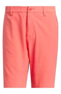 adidas Golf Ultimate365 8.5-Inch Water Repellent Golf Shorts in Preloved Scarlet 