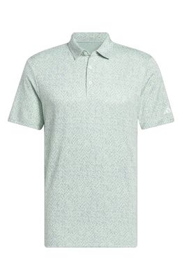 adidas Golf Ultimate365 Jacquard Golf Polo in Semi Spark Green 