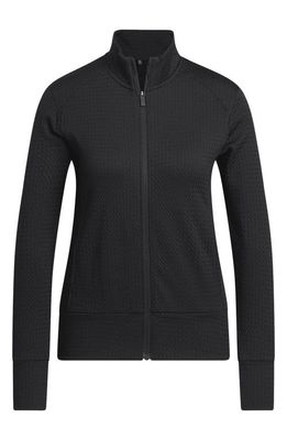 adidas Golf Ultimate365 Performance Textured Golf Jacket in Black