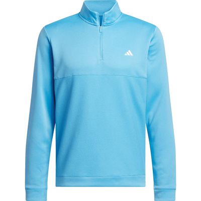 adidas Golf Ultimate365 Quarter Zip Golf Pullover in Semi Blue Burst