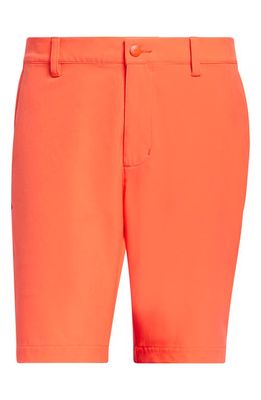 adidas Golf Ultimate365 Water Resistant Performance Shorts in Bright Orange