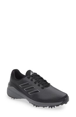 adidas Golf ZG23 Golf Shoe in Black/Dark Silver Metallic