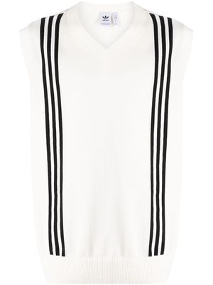 adidas Hack knitted vest - White