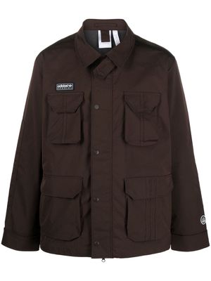 adidas Haslingden multi-pocket shirt jacket - Brown