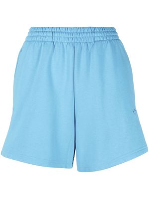 adidas high-waisted track shorts - Blue