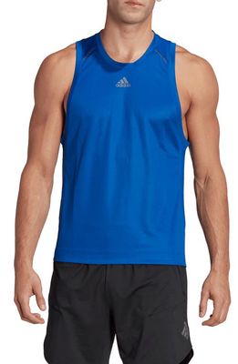 adidas HIIT Spin Performance Training Tank in Team Royal Blue