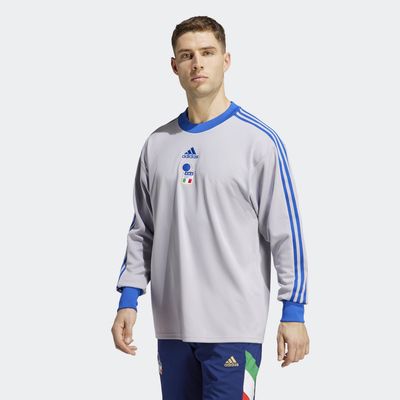 adidas Italy Icon Goalkeeper Jersey Glory Grey 3XL Mens