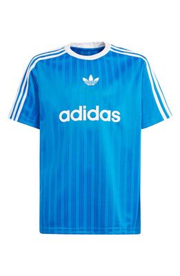 adidas Kids' Adicolor 3-Stripes T-Shirt in Bluebird