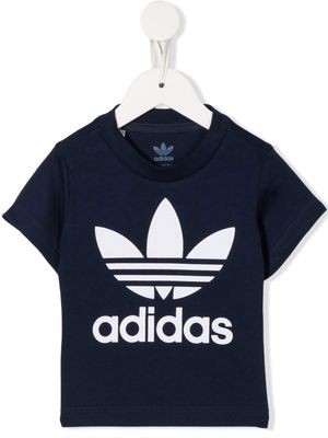 adidas Kids Adicolor crew neck T-shirt - Blue
