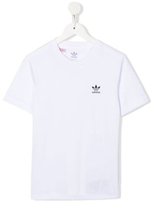 adidas Kids Adicolor crew neck T-shirt - White