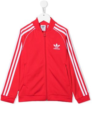adidas Kids Adicolor SST zipped track top - Red