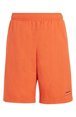adidas Kids' Adventure Recycled Nylon Shorts in Craft Orange