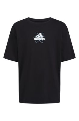 adidas Kids' Atomic Oversize Graphic T-Shirt in Black