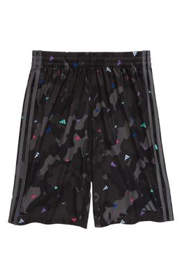 adidas Kids' Camo Athletic Shorts in Black Multi