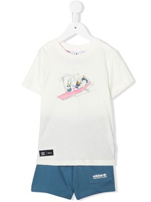 adidas Kids Disney Mickey And Friends shorts set - Blue