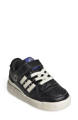 adidas Kids' Forum Low EL I Sneaker in Black/Cream White