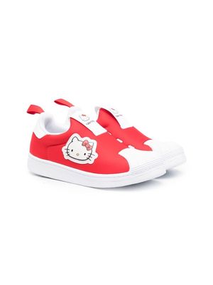 adidas Kids Hello Kitty slip-on sneakers - Red