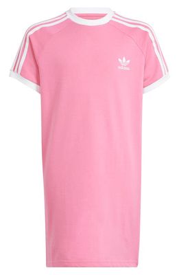 adidas Kids' Lifestyle Cotton T-Shirt Dress in Pink Fusion