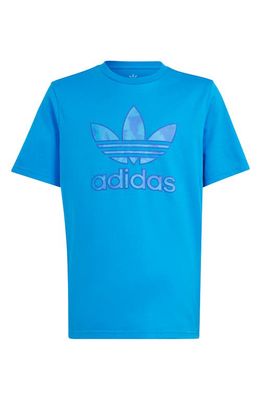 adidas Kids' Originals Trefoil Logo T-Shirt in Bluebird