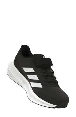 adidas Kids' Run Falcon 3.0 Sport Running Sneaker in Black/White/Black
