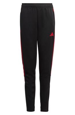 adidas Kids' Sportswear Tiro Track Pants in Black/Team Power Red